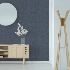 Boutique Blue Metallic Effect Textured Wallpaper -Home Paint Shop boutique blue metallic effect textured wallpaper5011583515183 01i bq