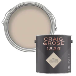 Craig & Rose 1829 Pale Cashmere Chalky Emulsion Paint, 2.5L