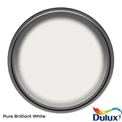 Dulux One Coat Pure Brilliant White Matt Emulsion Paint, 10L -Home Paint Shop dulux one coat pure brilliant white matt emulsion paint 10l5010212659960 21c