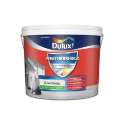 Best Seller -Home Paint Shop dulux weathershield gardenia smooth matt masonry paint 10l5010212644539 08c bq