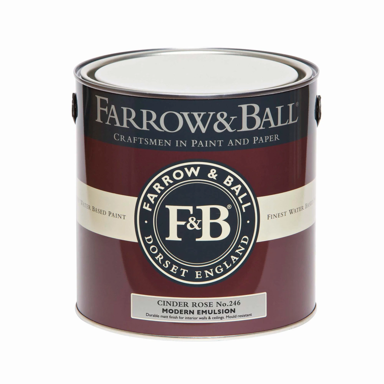 Farrow & Ball Modern Cinder Rose No.246 Matt Emulsion Paint, 2.5L 2 Farrow & Ball Modern Cinder Rose No.246 Matt Emulsion Paint, 2.5L - Image 2