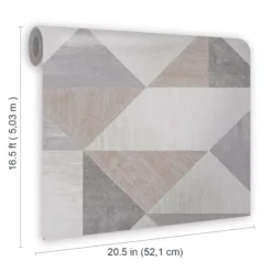 GoodHome Bretby Grey Geometric Metallic Effect Smooth Wallpaper -Home Paint Shop goodhome bretby grey geometric metallic effect smooth wallpaper5059340410494 02t bq