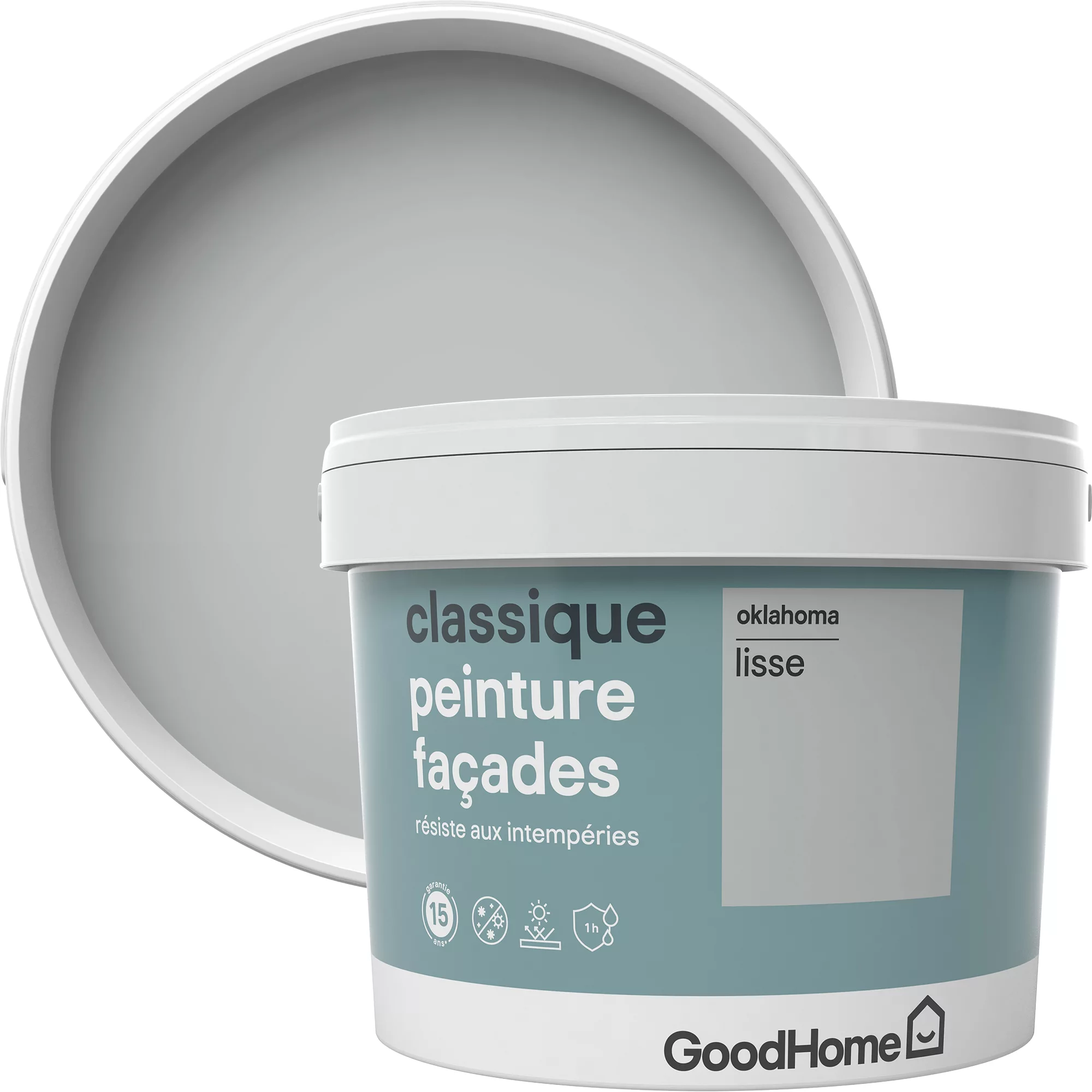 GoodHome Classic Oklahoma Smooth Matt Masonry Paint, 10L 3 GoodHome Classic Oklahoma Smooth Matt Masonry Paint, 10L - Image 3