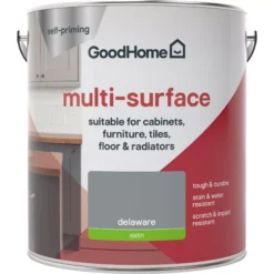 GoodHome Durable Delaware Satin Multi-surface Paint, 2L 6 GoodHome Durable Delaware Satin Multi-surface Paint, 2L -Home Paint Shop goodhome durable delaware satin multi surface paint 2l3663602586173 02c