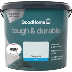 GoodHome Durable Hamptons Matt Emulsion Paint, 5L 6 GoodHome Durable Hamptons Matt Emulsion Paint, 5L -Home Paint Shop goodhome durable hamptons matt emulsion paint 5l3663602410126 02c