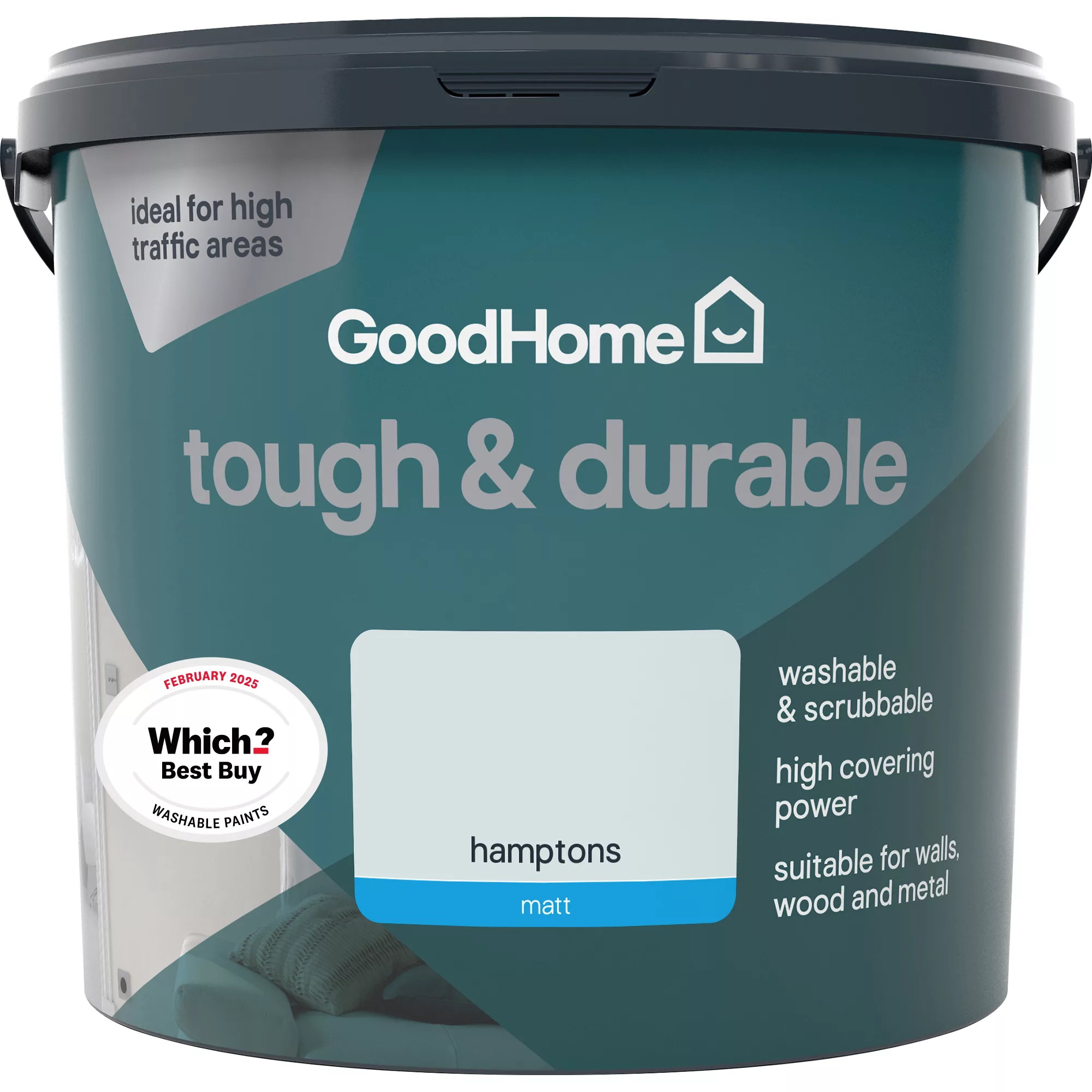 GoodHome Durable Hamptons Matt Emulsion Paint, 5L 3 GoodHome Durable Hamptons Matt Emulsion Paint, 5L - Image 3