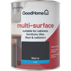 GoodHome Durable Liberty Matt Multi-surface Paint, 750ml 6 GoodHome Durable Liberty Matt Multi-surface Paint, 750ml -Home Paint Shop goodhome durable liberty matt multi surface paint 750ml3663602585640 02c