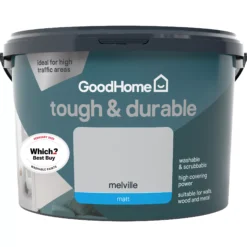 GoodHome Durable Melville Matt Emulsion Paint, 2.5L 8 GoodHome Durable Melville Matt Emulsion Paint, 2.5L -Home Paint Shop goodhome durable melville matt emulsion paint 2 5l3663602409212 02c