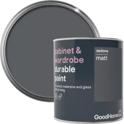 GoodHome Durable Sedona Matt Cabinet & Wardrobe Paint, 750ml -Home Paint Shop goodhome durable sedona matt cabinet wardrobe paint 750ml3663602583158 02bq