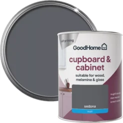 GoodHome Durable Sedona Matt Cabinet & Wardrobe Paint, 750ml -Home Paint Shop goodhome durable sedona matt cabinet wardrobe paint 750ml3663602583158 21c
