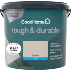 GoodHome Durable Tijuana Matt Emulsion Paint, 5L 6 GoodHome Durable Tijuana Matt Emulsion Paint, 5L -Home Paint Shop goodhome durable tijuana matt emulsion paint 5l3663602412007 02c