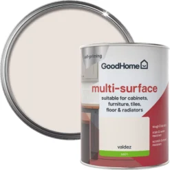 GoodHome Durable Valdez Satin Multi-surface Paint, 750ml