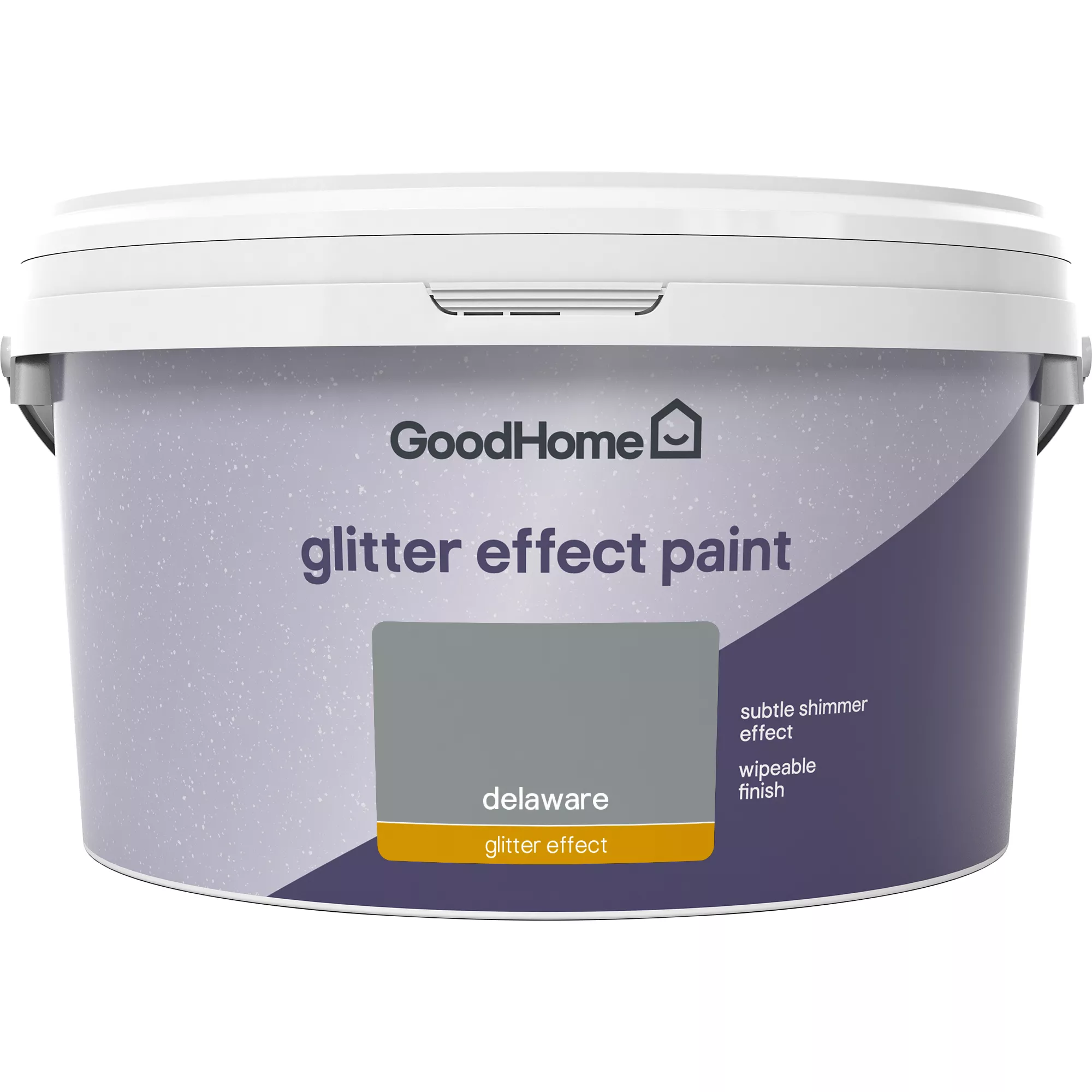 GoodHome Feature Wall Delaware Glitter Effect Emulsion Paint, 2L 2 GoodHome Feature Wall Delaware Glitter Effect Emulsion Paint, 2L - Image 2