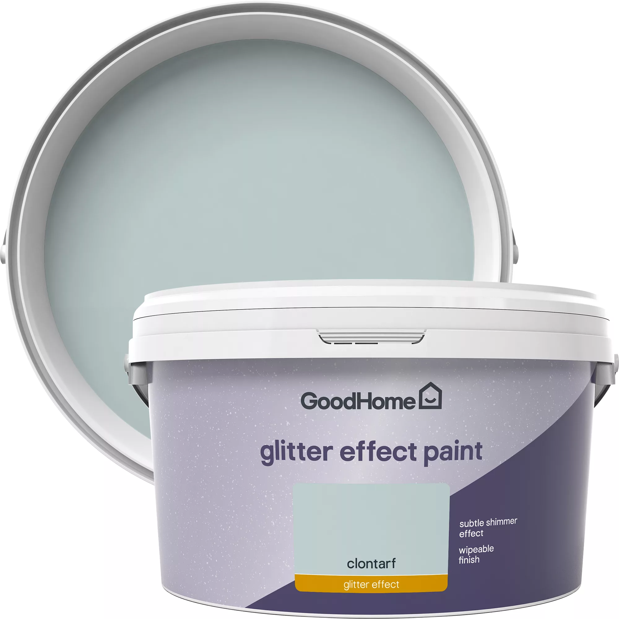GoodHome Feature Walls Clontarf Glitter Effect Emulsion Paint, 2L 1 GoodHome Feature Walls Clontarf Glitter Effect Emulsion Paint, 2L