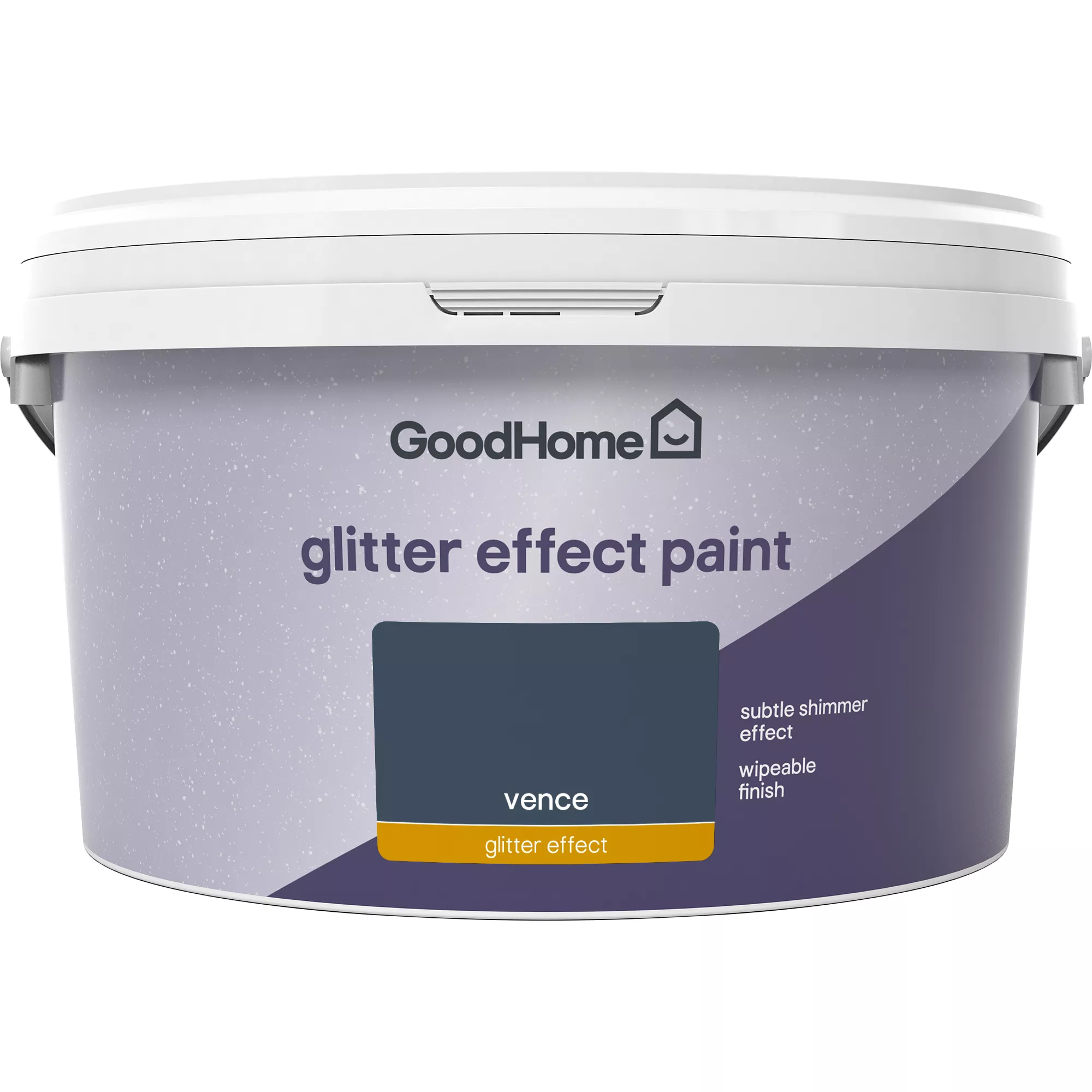 GoodHome Feature Walls Vence Glitter Effect Emulsion Paint, 2L 2 GoodHome Feature Walls Vence Glitter Effect Emulsion Paint, 2L - Image 2