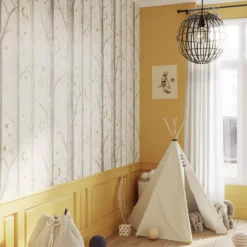 GoodHome Iolite Cream Trees Metallic Effect Smooth Wallpaper 7 GoodHome Iolite Cream Trees Metallic Effect Smooth Wallpaper -Home Paint Shop goodhome iolite cream trees metallic effect smooth wallpaper5059340409436 02i