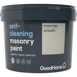 GoodHome Self-cleaning Breckenridge Smooth Matt Masonry Paint, 10L 7 GoodHome Self-cleaning Breckenridge Smooth Matt Masonry Paint, 10L -Home Paint Shop goodhome self cleaning breckenridge smooth matt masonry paint 10l3663602522102 01bq