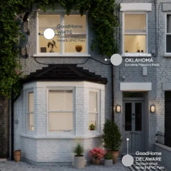 GoodHome Self-cleaning Oklahoma Smooth Matt Masonry Paint, 10L -Home Paint Shop goodhome self cleaning oklahoma smooth matt masonry paint 10l5059340297118 19i EN 2022