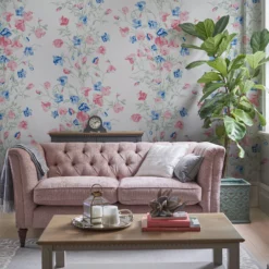 Laura Ashley Charlotte Coral Pink Floral Smooth Wallpaper 8 Laura Ashley Charlotte Coral Pink Floral Smooth Wallpaper -Home Paint Shop laura ashley charlotte coral pink floral smooth wallpaper5011583492897 20i bq