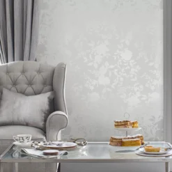 Laura Ashley Timeless Elegance Silver Floral Smooth Wallpaper 8 Laura Ashley Timeless Elegance Silver Floral Smooth Wallpaper -Home Paint Shop laura ashley timeless elegance silver floral smooth wallpaper5011583524352 20i bq