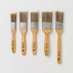 Lick Flagged Tip Paint Brush, Set Of 5 -Home Paint Shop lick flagged tip paint brush set of 55060932649031 01c bq