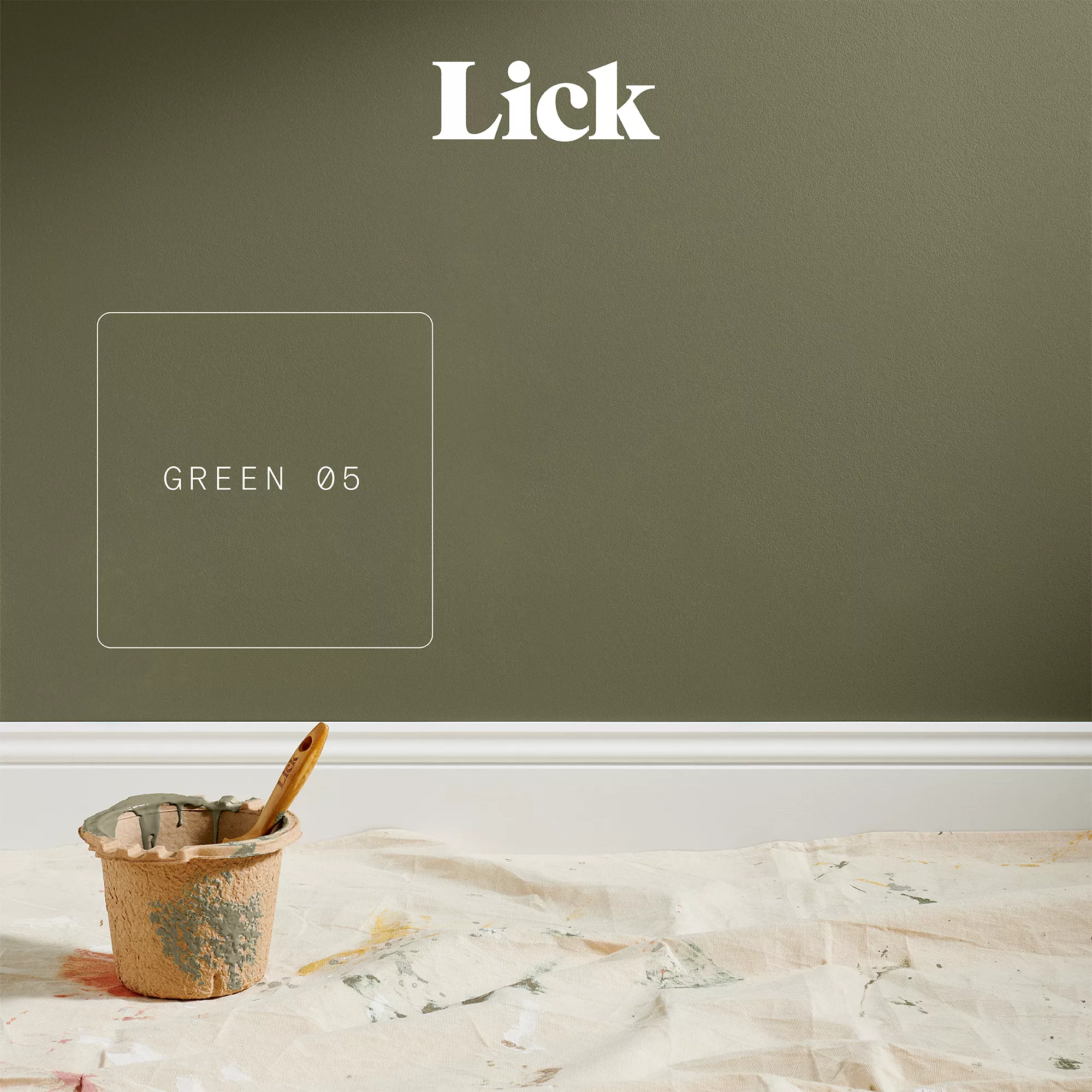 Lick Green 05 Matt Emulsion Paint, 2.5L 3 Lick Green 05 Matt Emulsion Paint, 2.5L - Image 3