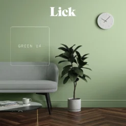 Lick Green 14 Matt Emulsion Paint, 2.5L -Home Paint Shop lick green 14 matt emulsion paint 2 5l5060932641448 07i bq