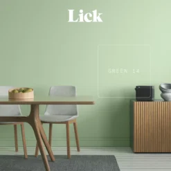 Lick Green 14 Matt Emulsion Paint, 2.5L -Home Paint Shop lick green 14 matt emulsion paint 2 5l5060932641448 08i bq