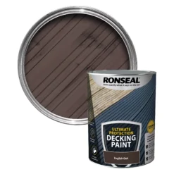 Ronseal Ultimate Protection Matt English Oak Decking Paint, 5L