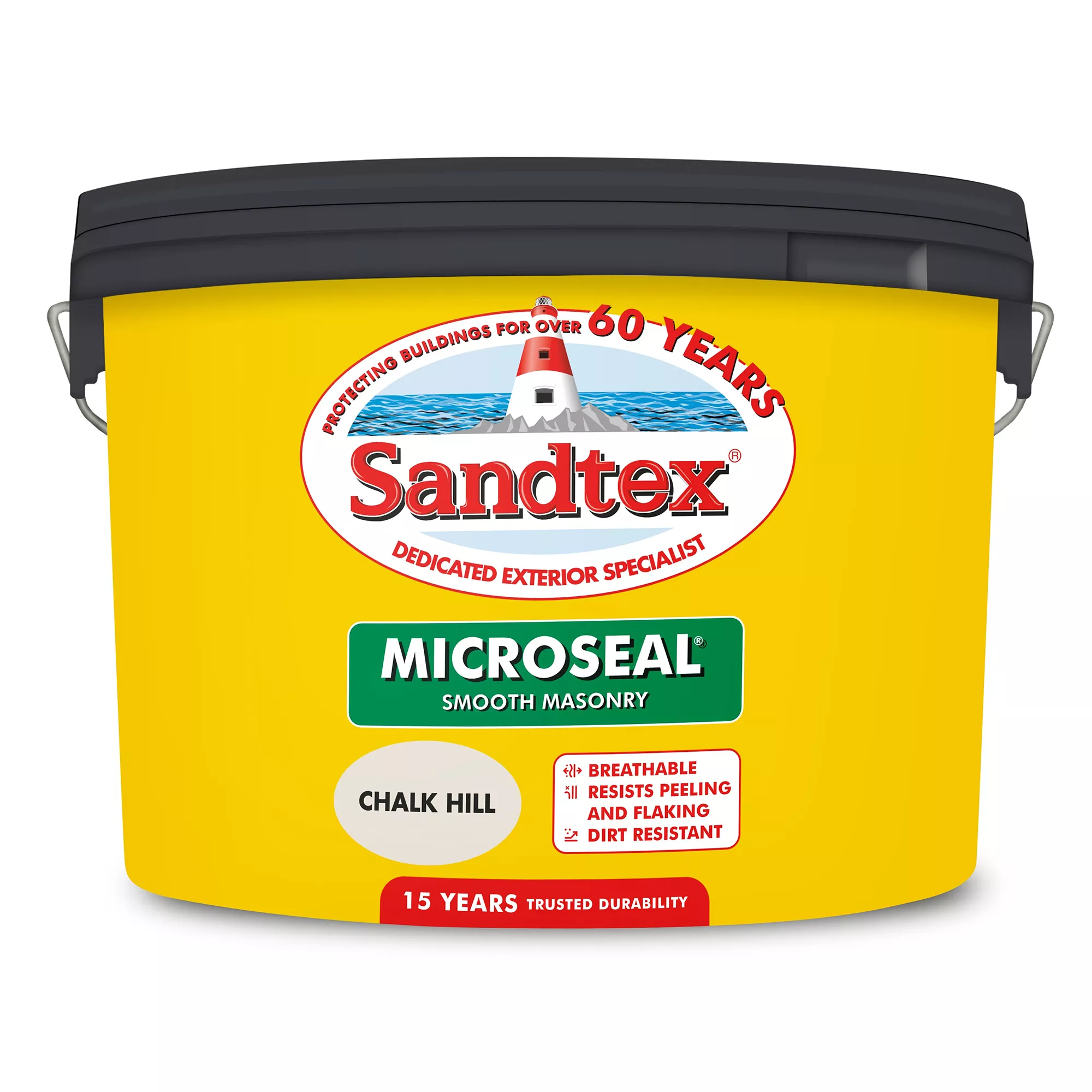 Sandtex Chalk Hill Matt Masonry Paint, 10L Tub 2 Sandtex Chalk Hill Matt Masonry Paint, 10L Tub - Image 2