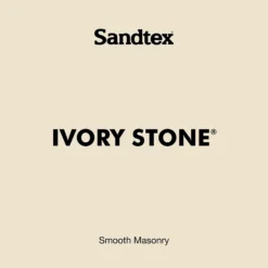 Sandtex Ultra Smooth Ivory Stone Masonry Paint, 10L -Home Paint Shop sandtex ultra smooth ivory stone masonry paint 10l5010131488184 02t bq